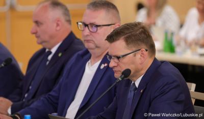 Uczestnicy II zwyczajnej sesji Sejmiku Województwa Lubuskiego