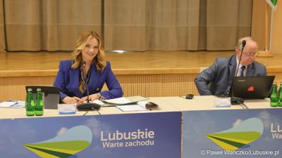 Uczestnicy II zwyczajnej sesji Sejmiku Województwa Lubuskiego