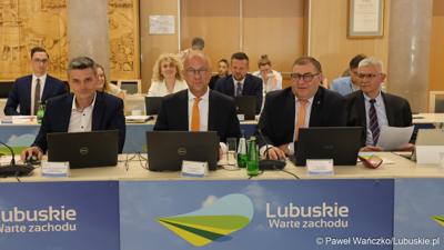 Uczestnicy II zwyczajnej sesji Sejmiku Województwa Lubuskiego