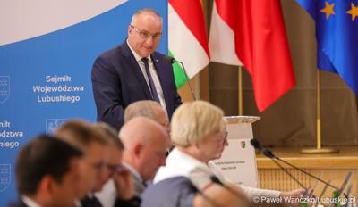 Uczestnicy II zwyczajnej sesji Sejmiku Województwa Lubuskiego