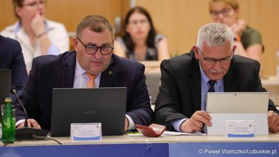 Uczestnicy II zwyczajnej sesji Sejmiku Województwa Lubuskiego