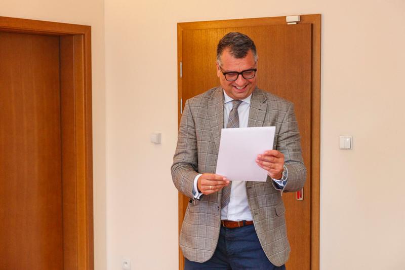 Wicemarszałek Sebastian Ciemnoczołowski uczestniczył w zgromadzeniu Wspólników Lubuskiego Centrum Ortopedii w Świebodzinie