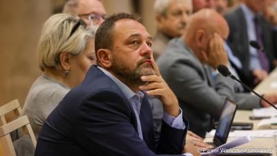 Uczestnicy posiedzenia Wojewódzkiej Rady Dialogu Społecznego w Zielonej Górze