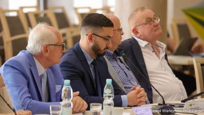 Uczestnicy posiedzenia Wojewódzkiej Rady Dialogu Społecznego w Zielonej Górze