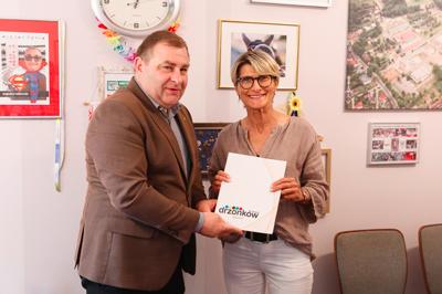 Wicemarszałek Grzegorz Potęga z wizytą w WOSiR Drzonków