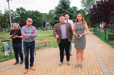 Wicemarszałek Grzegorz Potęga z wizytą w WOSiR Drzonków