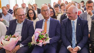 Uroczyste otwarcie zrewitalizowanego Dworu w Muzeum Etnograficznym z Zielonej Górze - Ochli