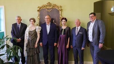 Uroczyste otwarcie zrewitalizowanego Dworu w Muzeum Etnograficznym z Zielonej Górze - Ochli