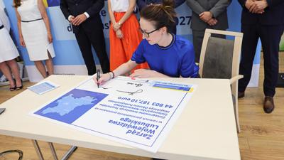 Podpisanie porozumień z samorządami realizującymi zintegrowane inwestycje terytorialne
