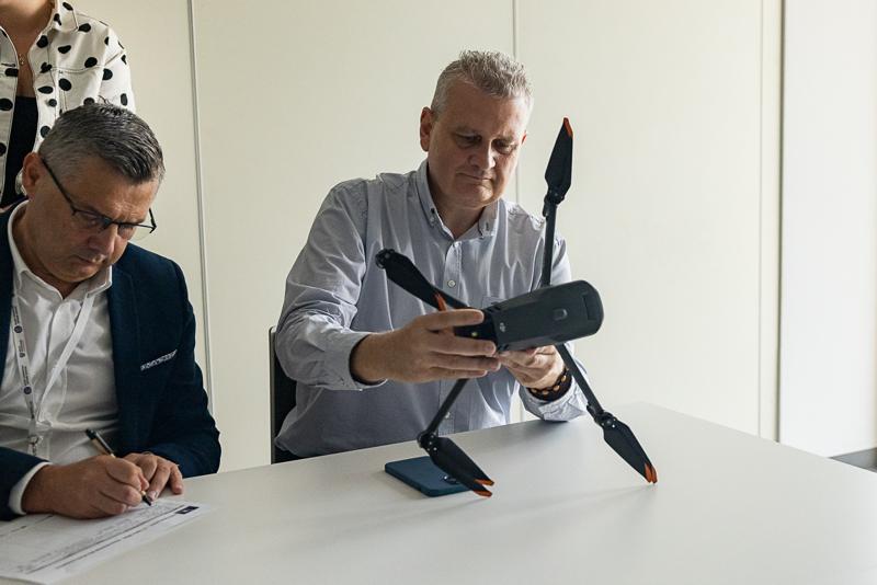 Park Technologii Kosmicznych w Zielonej Górze zaprezentował projekt na wykorzystanie dronów do poprawy bezpieczeństwa w miastach i powiatach.