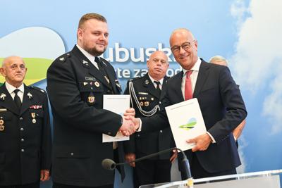 Podpisanie Umów na Zwiększenie Potencjału Ratowniczego OSP w Lubuskim