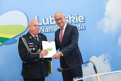 Podpisanie Umów na Zwiększenie Potencjału Ratowniczego OSP w Lubuskim