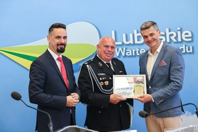Podpisanie Umów na Zwiększenie Potencjału Ratowniczego OSP w Lubuskim