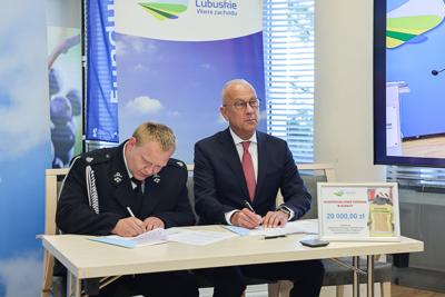 Podpisanie Umów na Zwiększenie Potencjału Ratowniczego OSP w Lubuskim