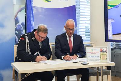 Podpisanie Umów na Zwiększenie Potencjału Ratowniczego OSP w Lubuskim
