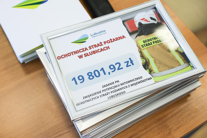 Podpisanie Umów na Zwiększenie Potencjału Ratowniczego OSP w Lubuskim