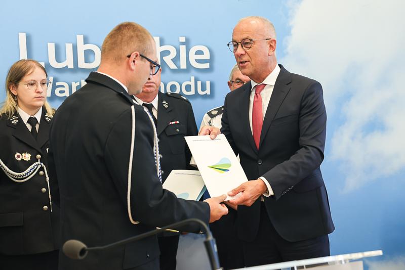 Podpisanie Umów na Zwiększenie Potencjału Ratowniczego OSP w Lubuskim