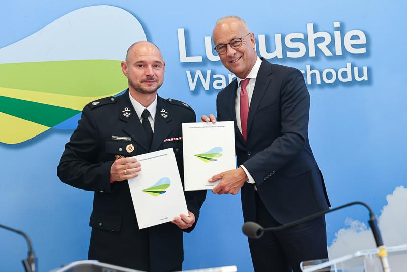 Podpisanie Umów na Zwiększenie Potencjału Ratowniczego OSP w Lubuskim