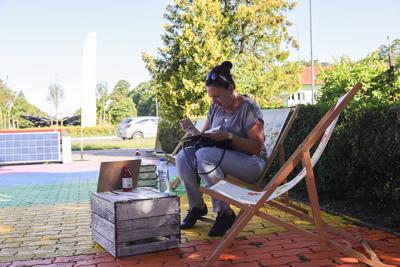 Zbiórka krwi przed urzędem marszałkowskim 