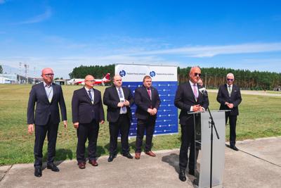 W piątek, 26 lipca 2024 r. w Porcie Lotniczym Zielona Góra-Babimost podpisano list intencyjny ws. projektu budowy nowego terminala pasażerskiego. Jednym z sygnatariuszy dokumentu był marszałek Marcin Jabłoński.