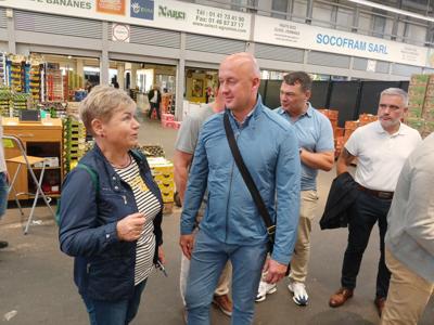 Lubuska Misja Gospodarcza Paryż 2024: wizyta lubuskich przedsiębiorców na paryskiej giełdzie Rungis Marché International (30 lipca 2024 r.) 