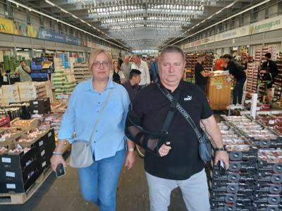 Lubuska Misja Gospodarcza Paryż 2024: wizyta lubuskich przedsiębiorców na paryskiej giełdzie Rungis Marché International (30 lipca 2024 r.) 