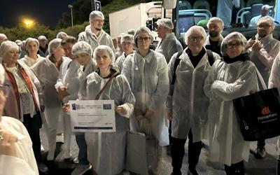 Lubuska Misja Gospodarcza Paryż 2024: wizyta lubuskich przedsiębiorców na paryskiej giełdzie Rungis Marché International (30 lipca 2024 r.) 