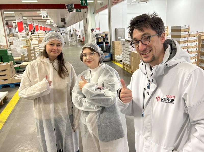 Lubuska Misja Gospodarcza Paryż 2024: wizyta lubuskich przedsiębiorców na paryskiej giełdzie Rungis Marché International (30 lipca 2024 r.)