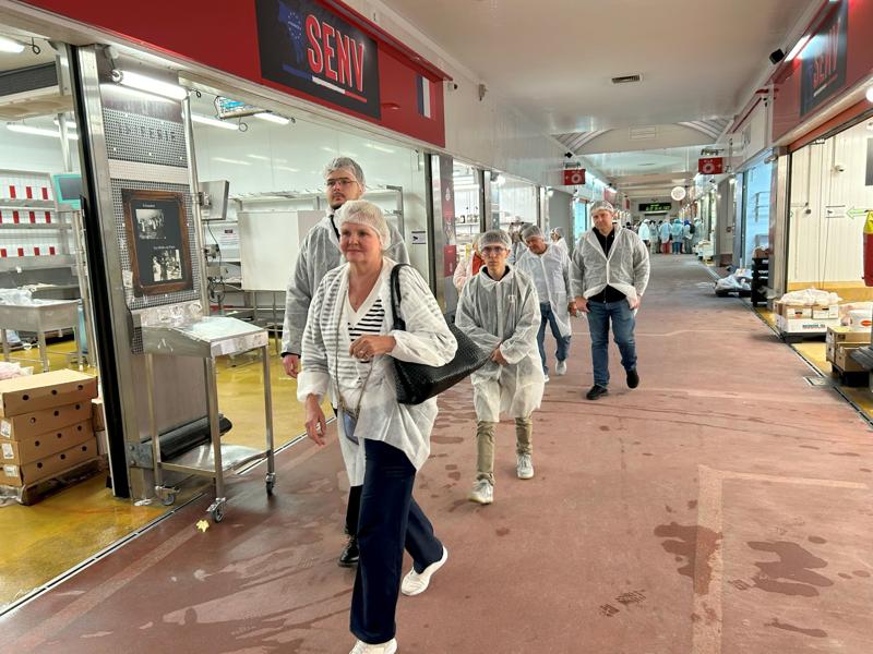 Lubuska Misja Gospodarcza Paryż 2024: wizyta lubuskich przedsiębiorców na paryskiej giełdzie Rungis Marché International (30 lipca 2024 r.)