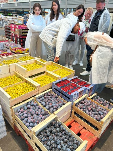 Lubuska Misja Gospodarcza Paryż 2024: wizyta lubuskich przedsiębiorców na paryskiej giełdzie Rungis Marché International (30 lipca 2024 r.)