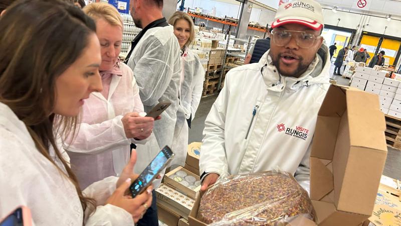Lubuska Misja Gospodarcza Paryż 2024: wizyta lubuskich przedsiębiorców na paryskiej giełdzie Rungis Marché International (30 lipca 2024 r.)