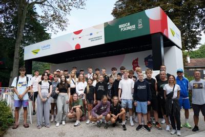 2 sierpnia 2024 r. w Domu Polskim z Paryżem żegnało się 38 lubuskich przedsiębiorców – uczestników Misji Gospodarczej, a stolicę Francji w czasie Igrzysk Olimpijskich witało 36 młodych sportowców z lubuskich klubów