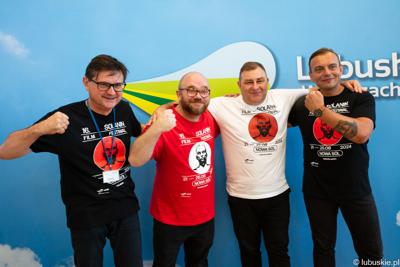 Wicemarszałek WL - Grzegorz Potęga oraz uczestnicy konferencji