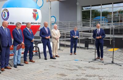 Przy ulicy Fabrycznej w Kostrzynie nad Odrą zaczął działać park wodny. W otwarciu obiektu 21 sierpnia 2024 r. uczestniczył marszałek województwa lubuskiego Marcin Jabłoński.
