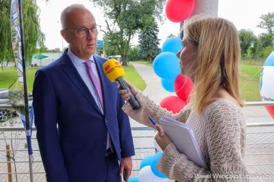 Przy ulicy Fabrycznej w Kostrzynie nad Odrą zaczął działać park wodny. W otwarciu obiektu 21 sierpnia 2024 r. uczestniczył marszałek województwa lubuskiego Marcin Jabłoński.
