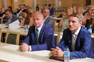 Uczestnicy spotkania konsultacyjnego dotyczącego projektu dokumentu pn. „Plan gospodarki odpadami dla województwa lubuskiego na lata 2024-2030 wraz z planem inwestycyjnym