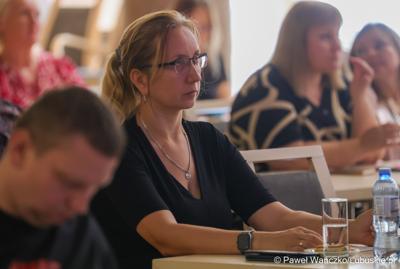 Uczestnicy spotkania konsultacyjnego dotyczącego projektu dokumentu pn. „Plan gospodarki odpadami dla województwa lubuskiego na lata 2024-2030 wraz z planem inwestycyjnym