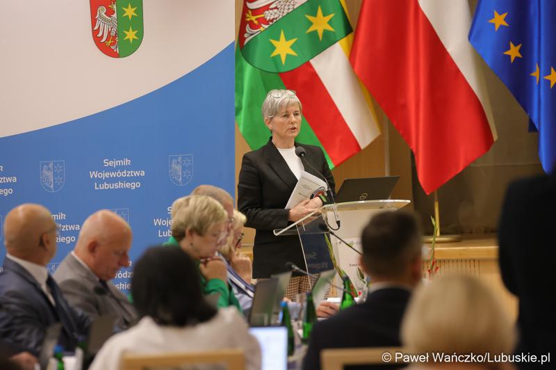 Uczestnicy wrześniowej sesji Sejmiku Województwa Lubuskiego