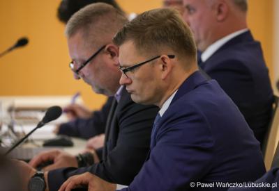 Uczestnicy wrześniowej sesji Sejmiku Województwa Lubuskiego