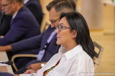 Uczestnicy wrześniowej sesji Sejmiku Województwa Lubuskiego