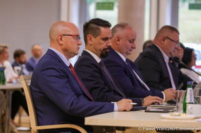 Uczestnicy wrześniowej sesji Sejmiku Województwa Lubuskiego