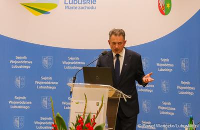 Uczestnik wrześniowej sesji Sejmiku Województwa Lubuskiego
