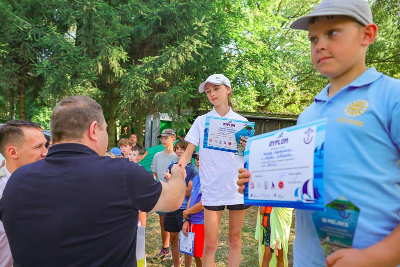 Regatami na jeziorze Głębokim zakończyliśmy cały cykl z MOLL - Mała Optymistyczna Liga Lubuska