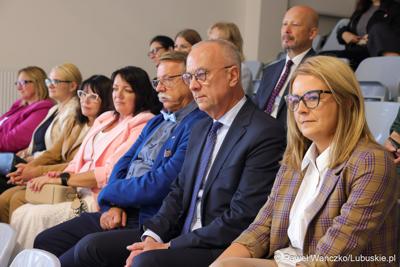 Uroczystość otwarcia nowej sali gimnastycznej w Zespole Szkół Licealnych w Słubicach 

