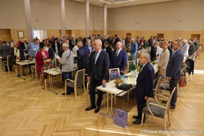Uczestnicy X Okręgowego Zjazdu Delegatów Polskiego Związku Działkowców