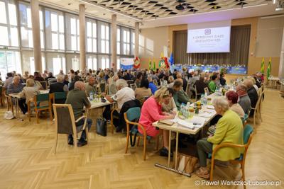 Uczestnicy X Okręgowego Zjazdu Delegatów Polskiego Związku Działkowców