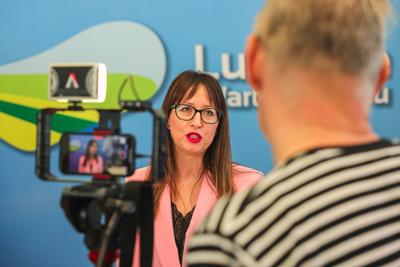 Konferencja prasowa i podpisanie umowy, projekt "Ciekawa Nauka" 