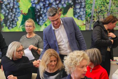 Konferencja prasowa na temat budowy Centrum Psychiatrii Dzieci i Młodzieży w Zielonej Górze