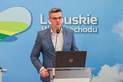 Konferencja prasowa na temat budowy Centrum Psychiatrii Dzieci i Młodzieży w Zielonej Górze