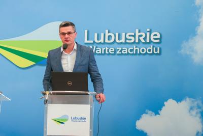 Konferencja prasowa na temat budowy Centrum Psychiatrii Dzieci i Młodzieży w Zielonej Górze